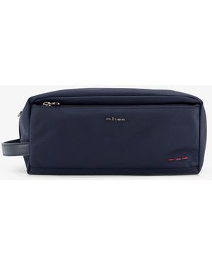 Kiton Nylon Beauty Case - Blue