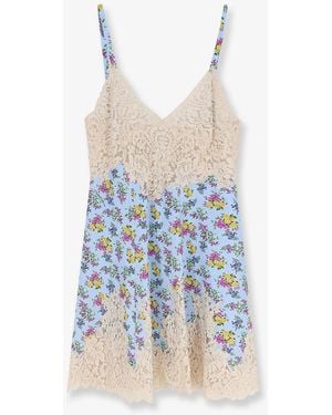 black and cream mini dress Dolce & Gabbana Baby Girls Butterfly Print Dress Set in White