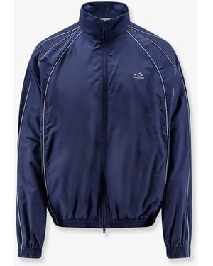 Balenciaga Tracksuit Jacket With Logo - Blue