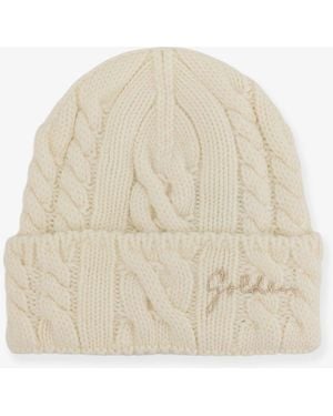 Golden Goose Dee Virgin Wool Hat - Natural