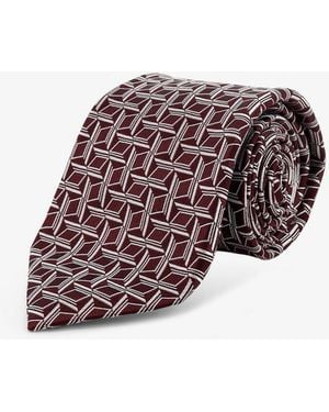 Kiton Silk Tie - Red