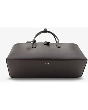 Alaïa Delta Medium Leather Handbag - Black