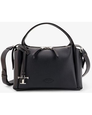 Tod's Apa Leather Crossbody Bag - Black