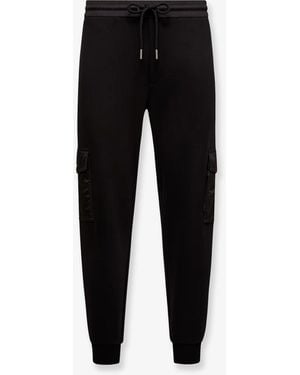 Moncler Cotton Blend Jogger Trousers - Black