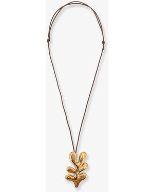 MATA STUDIO Corallo Glazed Ceramic Necklace - White
