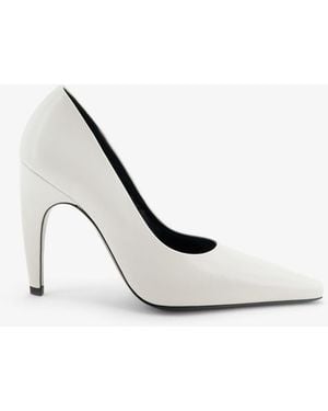 Jude Fame Leather Décolleté - White