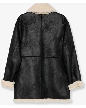DUNST Reversible Eco-Shearling Jacket - Black