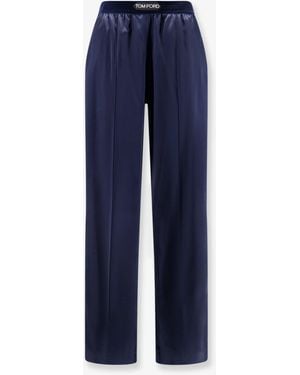 Tom Ford Pantaloni Pigiama - Blu