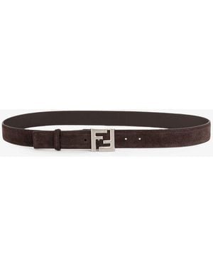 Fendi Cintura Squared Ff - Bianco