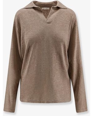 The Row Niosa Polo Shirt - Brown