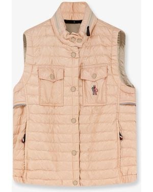 Moncler Gumiane Sleeveless Down Jacket - Natural