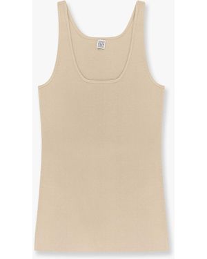 TOTEME Compact Knit Tank - Natural
