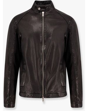 Dfour Men's Suede Jacket Gold