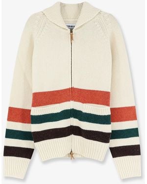 Sebago Dyer Bay Wool Blend Cardigan - White