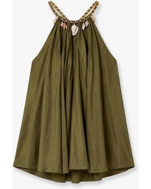 Zimmermann Mahon Silk Top - Green