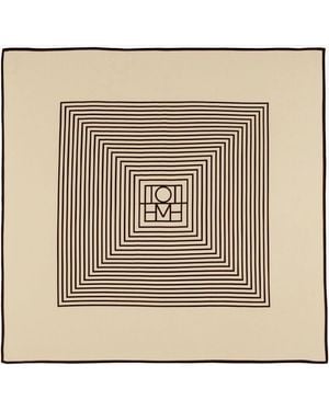 TOTEME Foulard Centered Monogram - Neutro