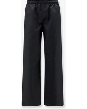 Gucci Leisure Gg Cotton Pants - Black