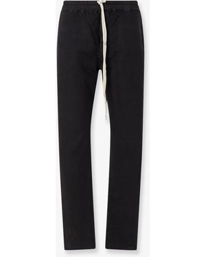 Rick Owens Berlin Cotton Pants - Black