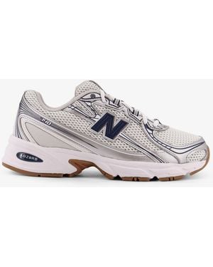 New Balance 740 Mesh Low-Top Trainers - White