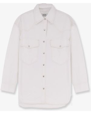 Agolde Lotta Denim Shirt - White