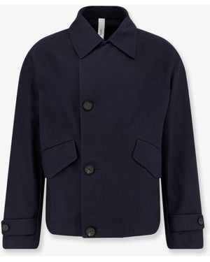 Hevò Isola Di San Pietro Cotton Jacket - Blue