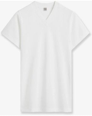 TOTEME Cotton T-Shirt - White