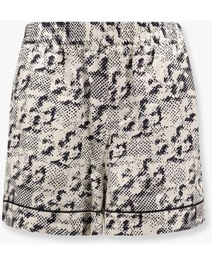 Tory Burch Silk Shorts - White