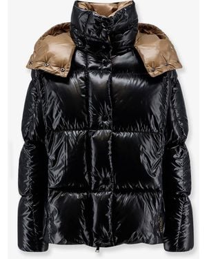 Moncler Parana Down Jacket With Contrasting Lining - Black