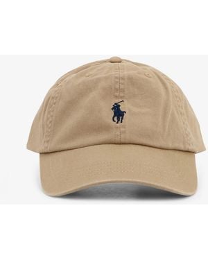 Polo Ralph Lauren Baseball Cotton Hat - Natural