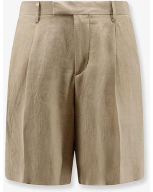 Lardini Linen Shorts - Natural