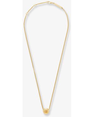 Loewe Paula's Ibiza -Collana Anagram Pebble - Bianco