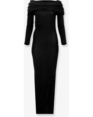 Entire studios Cavalier Wool Dress - Black