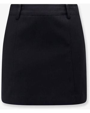DUNST Lined Mini Skirt - Black