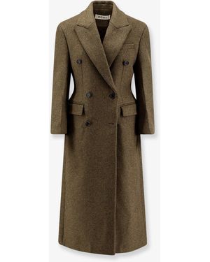 Rohe Hourglass Alpaca Blend Coat - Green