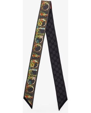 Gucci Silk Bandeau - White