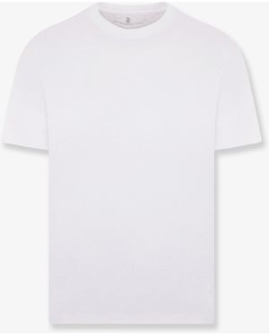 Brunello Cucinelli Cotton T-Shirt - White