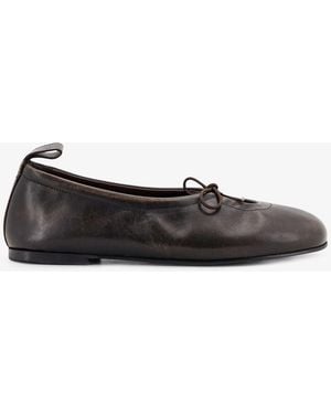 Alohas Rosalind Leather Ballerinas - White