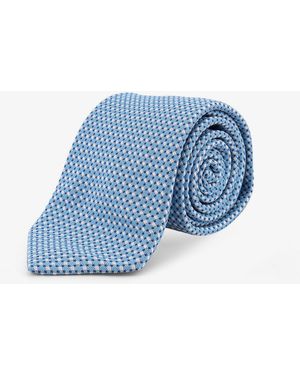 NUGNES 1920 Silk Tie - Blue
