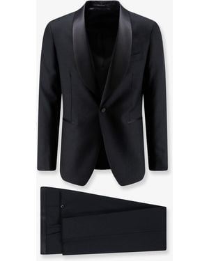 Tagliatore Virgin Wool Tuxedo - Blue