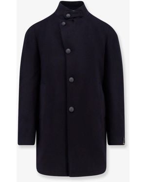 Tagliatore Gordon Wool And Cashmere Coat - Blue
