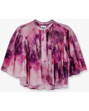 Isabel Marant Marant Etoile Veelia Organic Cotton Shirt - Pink
