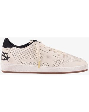 Golden Goose Deluxe Brand Hf Ball Star Perforated Leather Trainers - White