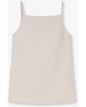 R2W Tinta Square Neck Top - White