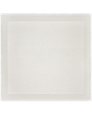 Tory Burch T Monogram Jacquard Traveller Scarf - Natural