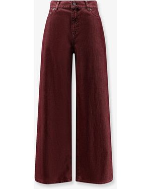 Golden Goose Melody Boyfriend Fit Trousers - Red