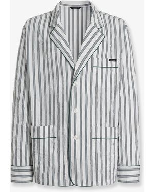 Dolce & Gabbana Dolce & Gabbana Vanity Froisse Fabric Dressing Gown Shirt - Multicolour