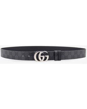 Gucci Gg Marmont Belt - White