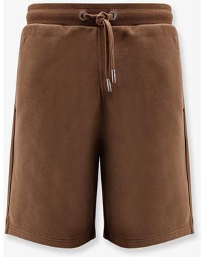 Ami Paris Cotton Jogging Shorts - Brown