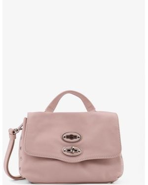 Zanellato Postina Baby Leather Crossbody Bag - Pink