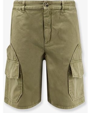 Loewe Paulas Ibiza Cotton Cargo Bermuda Shorts - Green